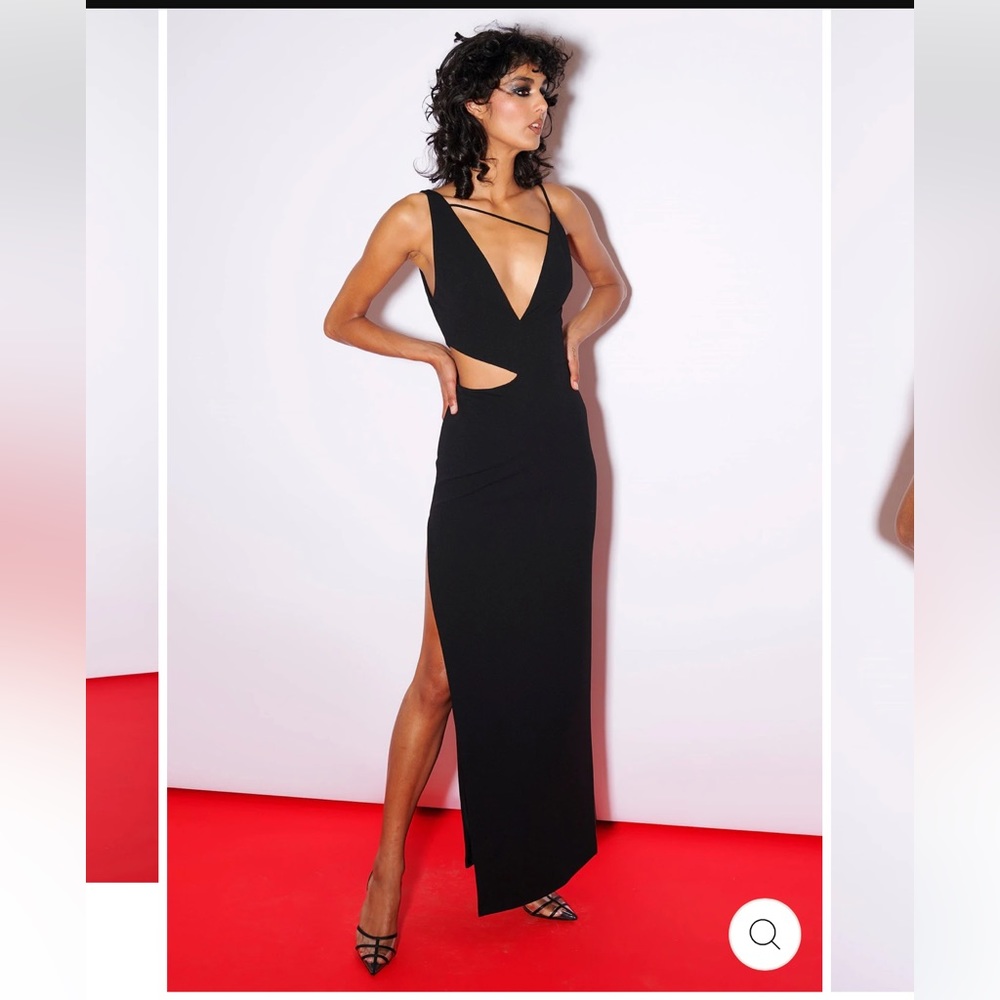 Black cut out maxi dress - Effie Kats Jamu Gown - worn once!